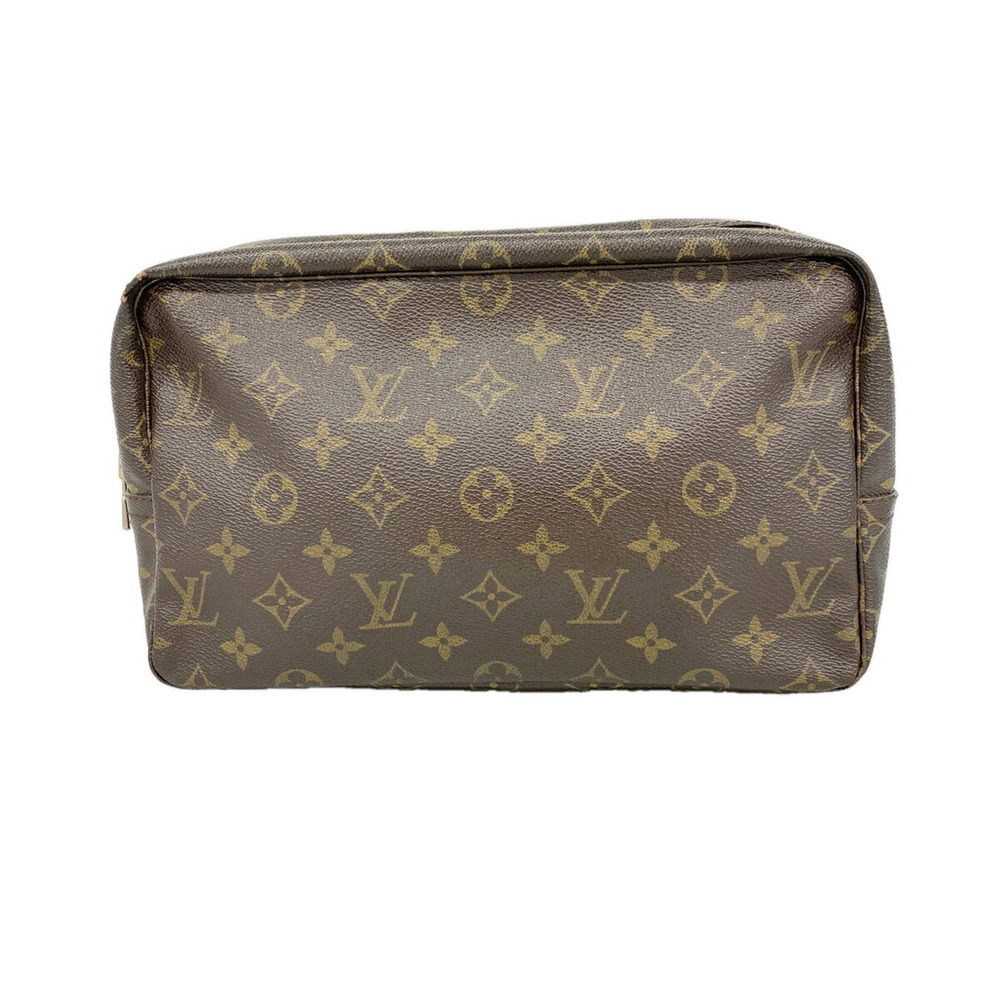 Louis Vuitton Monogram Toilette 28 Bag/Pouch M47522 Brown Women's